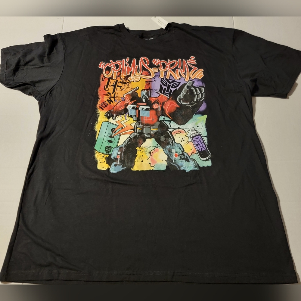 Transformers Optimus Prime T Shirt 3XL Graphic‎ Print